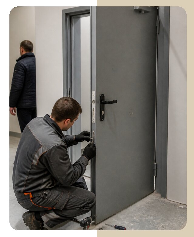 Ремонт противопожарной двери в Невинномысске по цене 6649 р. | ДвериЛегко-Нвн