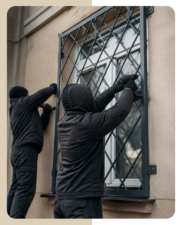 Установка антивандальных решеток на окна в Невинномысске